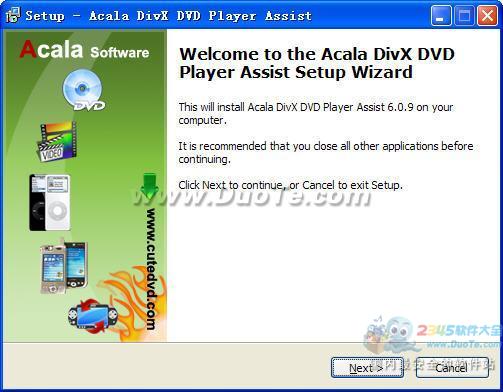 Acala DivX DVD Player Assist