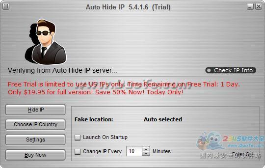 Auto Hide IP