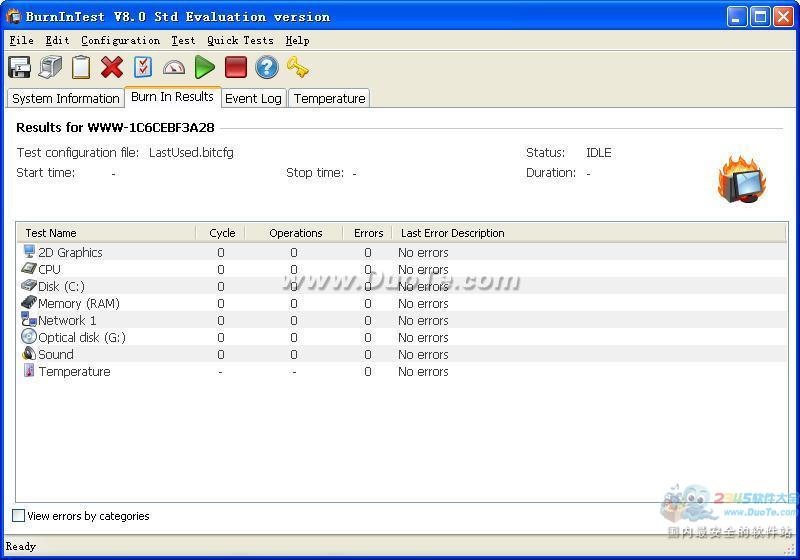PassMark BurnInTest Standard