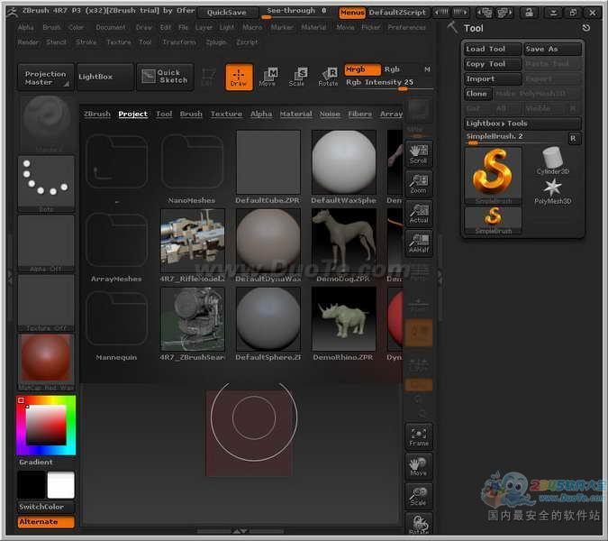 ZBrush 4R7άֵ̻滭