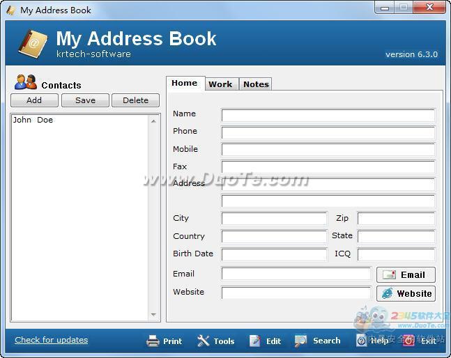 My Address Book