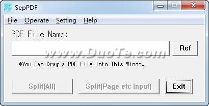 SepPDF(PDFļָ)