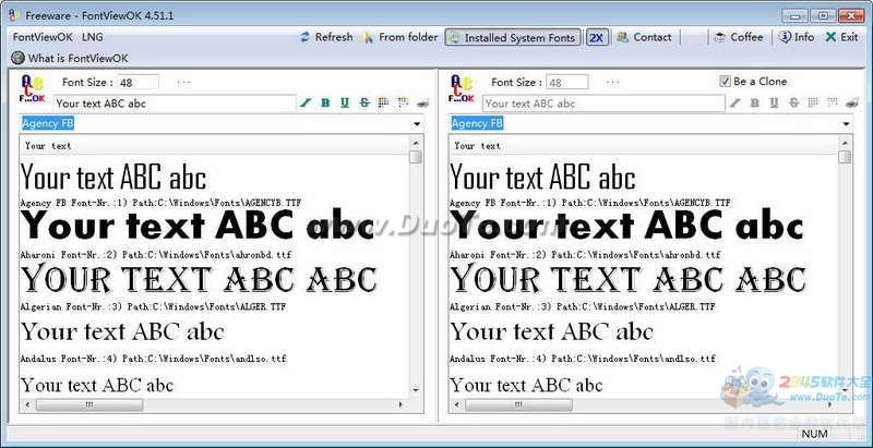 Portable FontViewOK