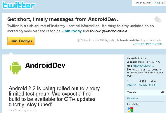 GoogleĿǰNexus One Android 2.2 ½Ϊ԰汾