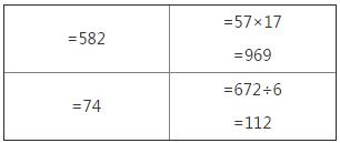 人教版数学新编基础训练三年级下册练习二十三（1）答案4