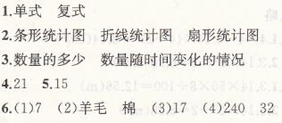 人教版六年级上册数学第7、8单元测试卷课时练答案1