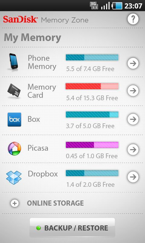 洢 SanDisk Memory Zone
