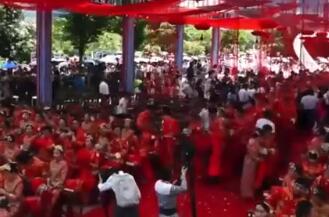 阿里集体婚礼马云证婚视频：爱是做出来的！
