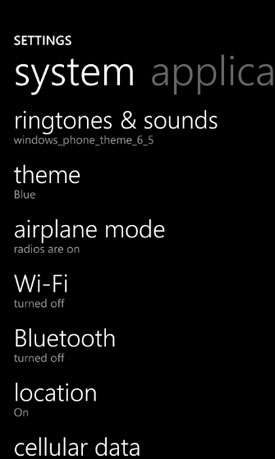 Windows Phone: Near-Final
Screenshots
