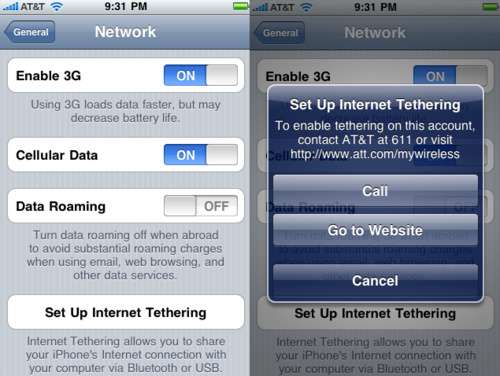 Newest iPhone 4.0 Beta Implies That AT&T
Is Finally Ready For Tethering