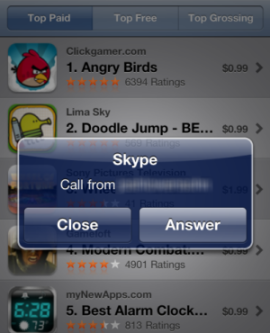 Skype for iPhone gets multitasking