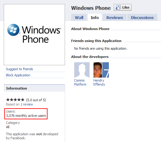 Windows Phone 7豸ӵfacebook