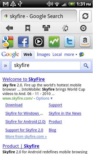 Skyfire3.0Android ֧罻