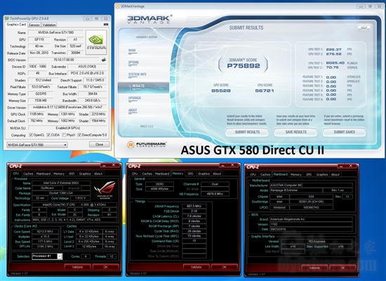 GTX 580·ˢ3DMark Vantage¼