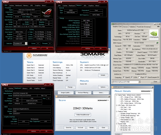 GTX 580·ˢ3DMark Vantage¼