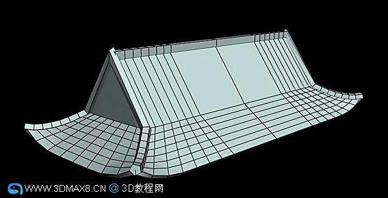 另種思路的3dmax屋頂建模教程