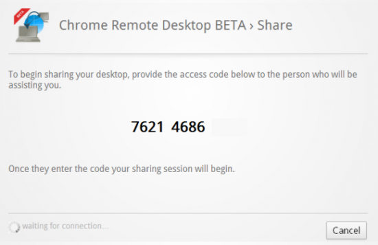  Chrome ңչ Chrome Remote Desktop