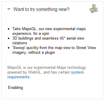  Google Maps ʼ WebGL ̻ flash 