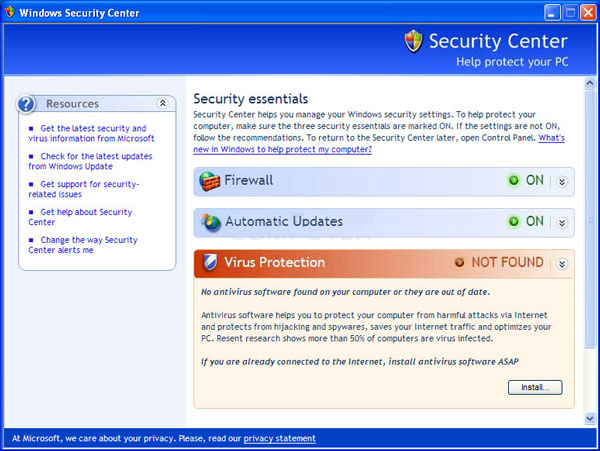 Keeping with Bill Gates' mandate that security be Microsoft's top priority, Windows Service Pack 2 added the 