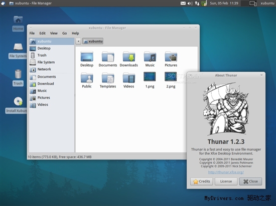 Xubuntu 12.04 Alpha 2 Ԥɶ ͼ