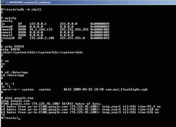ͼ 4. ʹ adb shell 