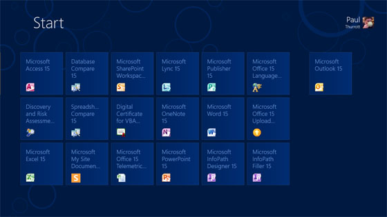 Windows 8 MetroOffice15 Metro