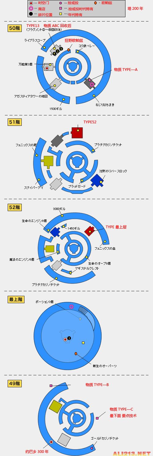 《最终幻想13-2》支线、道具地图攻略