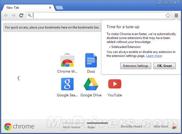 Ĭװ˵no Chrome 25Щ͵͵װչ