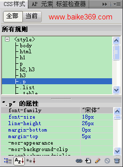 Dreamweaver༭CSS