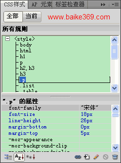 Dreamweaver༭CSS