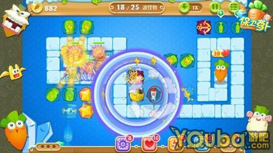 《保卫萝卜2》极地冒险第39关金萝卜攻略