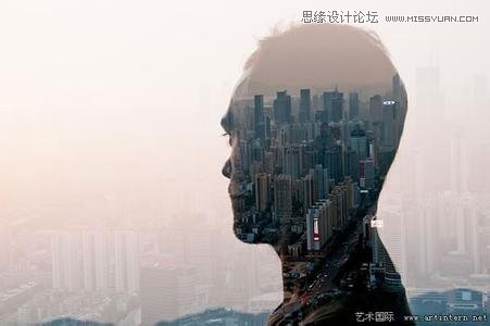 用Photoshop制作城市剪影下的另类视觉效果