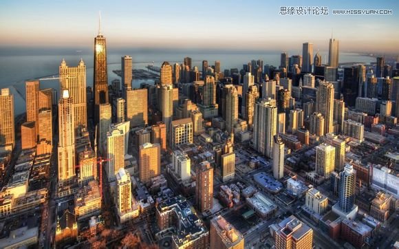 用Photoshop制作城市剪影下的另类视觉效果