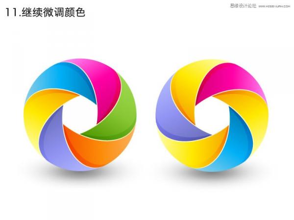 PhotoshopƸߴϲɫԲLOGO