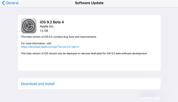 iOS9.2 beta4ô