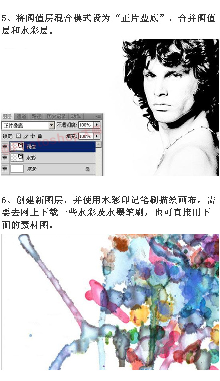 PS制作水彩绘画艺术图