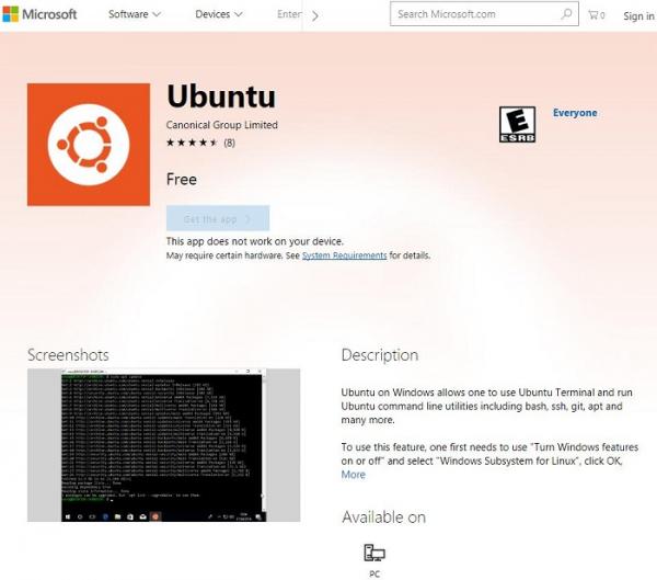 ϢUbuntu 16.04 LTSѵ½Windows Store