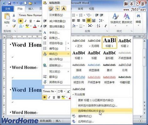 Word2010ѡʽƵıأ